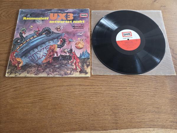 Raumschiff UX3 Antwortet Nicht Bert Varell 1969 Europa E271 Deutsche Pressung VG/VG