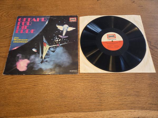 Gefahr für die Erde Ein Weltraumabenteuer 1969 Europa E265 Deutsche Pressung VG/VG+
