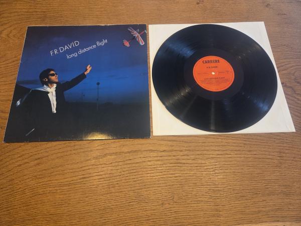 F.R. David – Long Distance Flight 1984 Carrere – 825 213-1 Deutsche Pressung NM/VG+