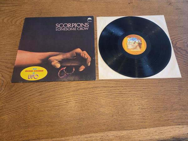 Scorpions Lonesome Crow feat.Michael Schenker of UFO 1976 Brain 0040.023 Deutsche Pressung NM/VG+