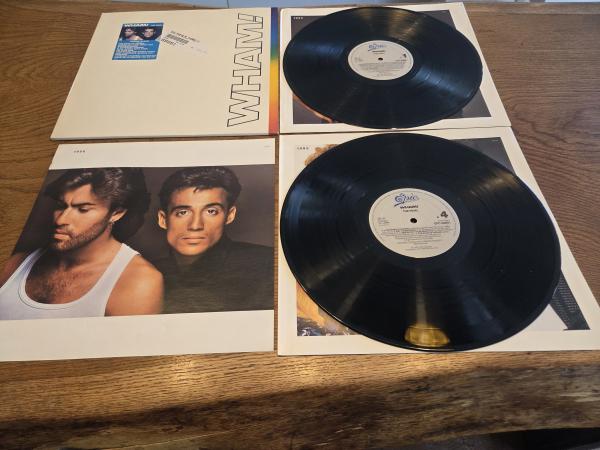 Wham The Final 1986 EPIC 88681 Doppel LP Holländische Pressung NM/VG+(incl. Mini-Poster)