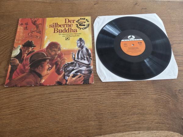 Wolfgang Ecke – Ein Fall Für Perry Clifton - Der Silberne Buddha 1976 Marcato 34013 3 Deutsche Pressung VG-/VG+