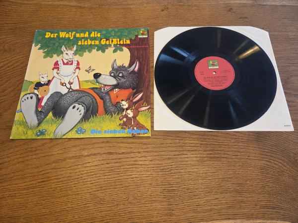 Gebrüder Grimm – Der Wolf Und Die Sieben Geißlein / Die Sieben Raben Kolibri 33027 Deutsche Pressung NM/VG+