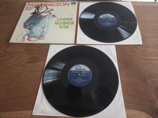 Paddington (Unser Kleiner Bär) Michale Bond 1974 Fontana 63 206 Club Edition Doppel LP Deutsche Pressung VG/VG+