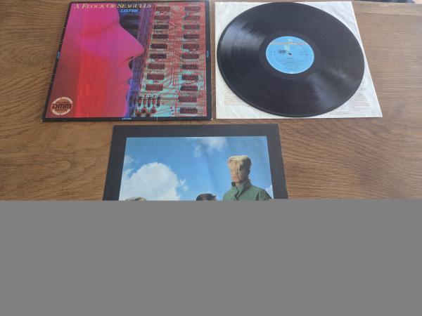 A Flock Of Seagulls – Listen 1983 Jive – 6.25 502, Jive – 6.25502 AO, Jive – HIP 4, Jive – 6.25502 Deutsche Pressung NM/VG+