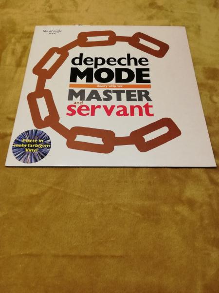 Depeche Mode Master and Servant Slavery Whip Mix 1984 Mute Records Mehrfarbiges Vinyl Deutsche Pressung VG+/VG-