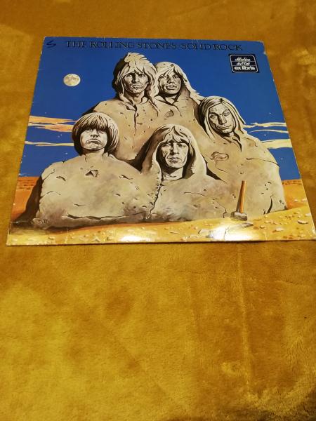 The Rolling Stones Solid Rock 1980 DECCA 6.24576 AO Deutsche Pressung VG-/VG-(Cover und Platte beschriftet)