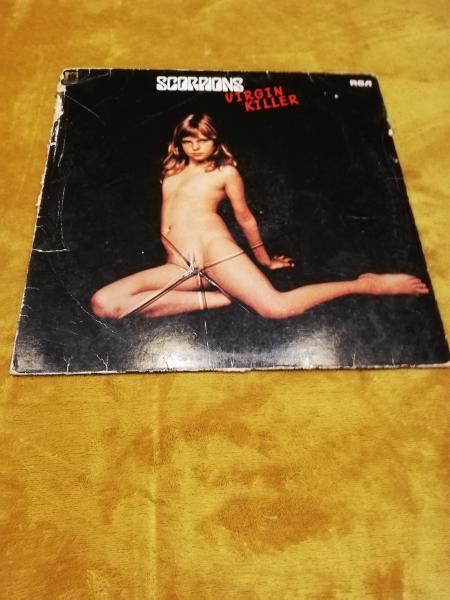 Scorpions Virgin Killer 1976 RCA NL 70031 Deutsche Pressung Unzensiert Black Label VG-/G+