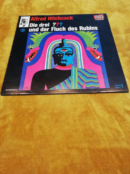 Die Drei Fragezeichen Folge 5 und der Fluch des Rubins 1979 Europa 115905.4 Deutsche Pressung VG+/VG