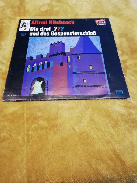 Die Drei Fragezeichen Folge 11 und das Gespensterschloß 1979 Europa 115911.9 Deutsche Pressung G+/VG-
