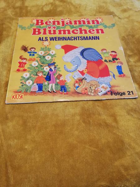 Benjamin Blümchen Folge 21 Als Weihnachtsmann 1982 Kiosk 6.25334 Deutsche Pressung VG-/VG-