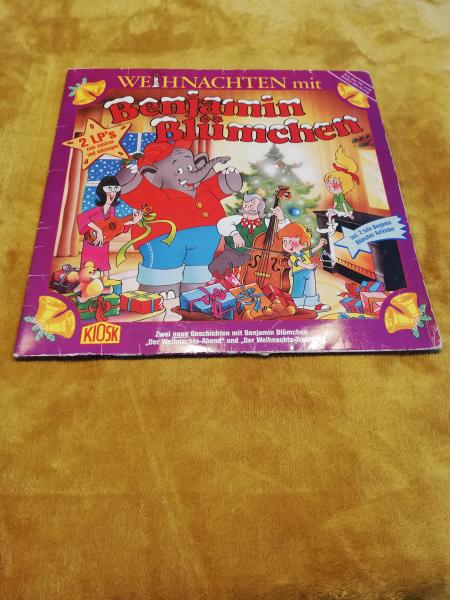 Benjamin Blümchen Weihnachten mit Benjamin Blümchen 1985 Kiosk TG 1579 Deutsche Pressung VG-/VG-