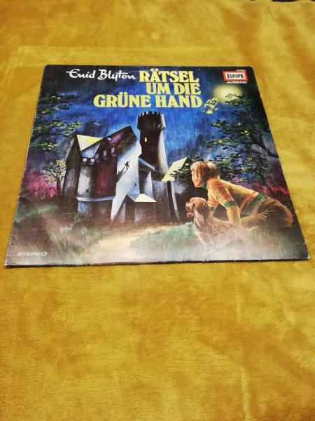 Rätsel um die grüne Hand Enid Blyton 1976 Europa 115566.0 Deutsche Pressung VG/VG