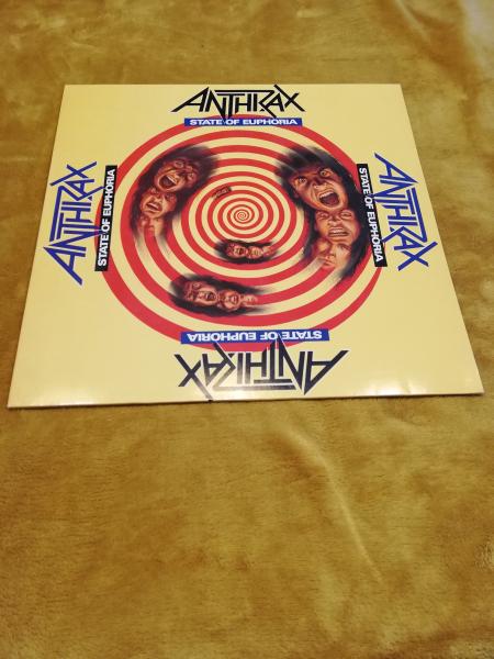 Anthrax State of Euphoria 1988 Island Records 209334 Deutsche Pressung VG+/VG+