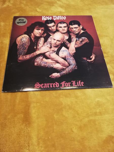 Rose Tattoo "Scarred for Life" 1982 Epic EPC 25181 Französische Pressung VG+/VG