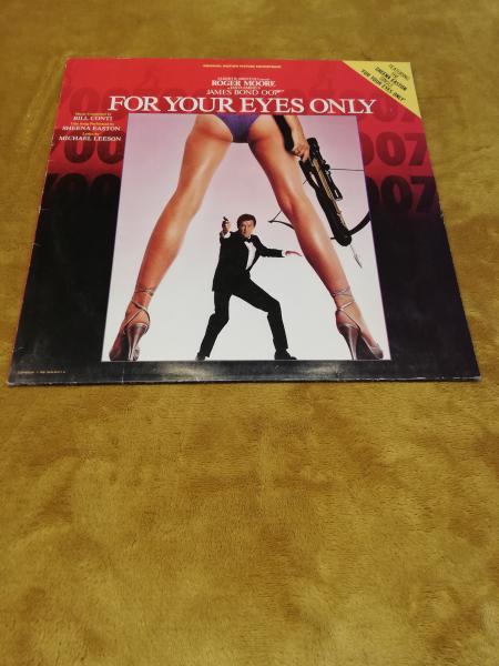 James Bond For your eyes only Original Motion Picture Soundtrack 1981 Liberty 1C 064-400 023 Deutsche Pressung NM/VG