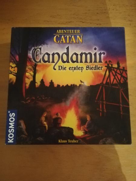 Abenteuer Catan Candamir Die ersten Siedler von Klaus Teuber Holzvariante komplett in sehr guten Zustand 2004