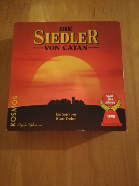 Die Siedler von Catan von Klaus Teuber in der Holzvariante komplett in sehr gutem Zustand 1995