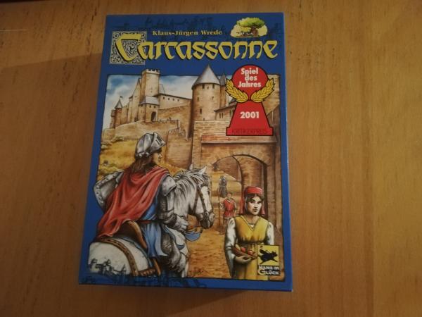 Carcassonne von Klaus-Jürgen Wrede Spiel des Jahres 2001 komplett in sehr guten Zustand