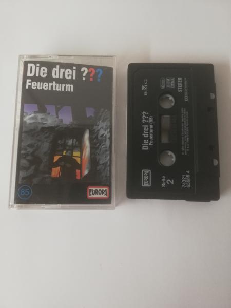 Die Drei Fragezeichen Folge 85 Feuerturm Schwarz 7432165686 4(Schriftzug Logo fehlt)