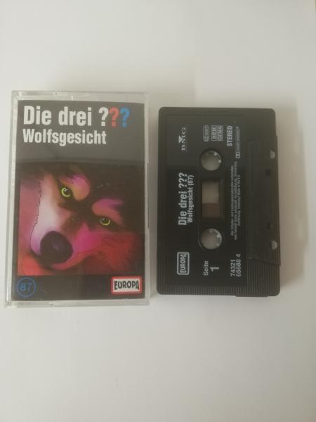 Die Drei Fragezeichen Folge 87 Wolfsgesicht Schwarz 7432165688 4 Europa (Schriftzug Logo fehlt)