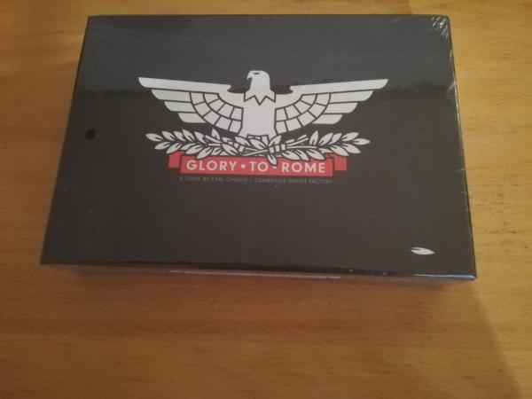Glory to Rome Kickstarter Black Box Cambridge Games Factory Originalverpackt