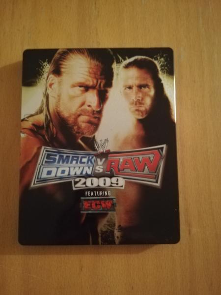 Playstation 3 Smackdown VS Raw Featuring ECW 2009 Steelbook THQ