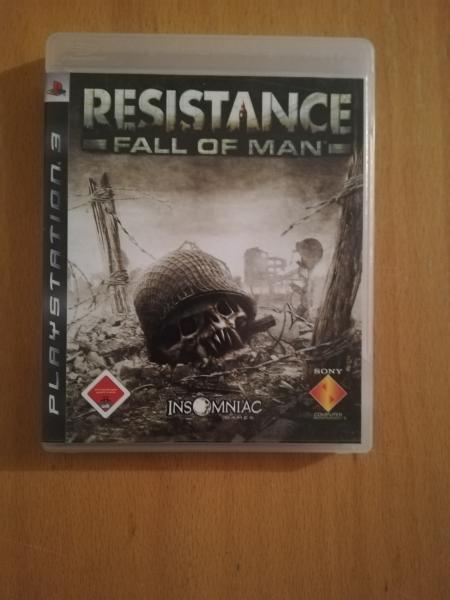 Playstation 3 Resistance of man BCES00001 Sony USK18 Logo Rot