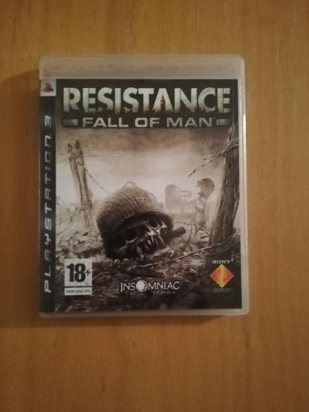 Playstation 3 Resistance of man BCES00001 Sony USK18+ Logo Weiß Schwarz