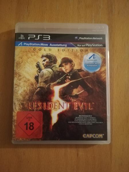 Playstation3 Resident Evil 5 Gold Edition BLES00816 Capcom USK ab 18