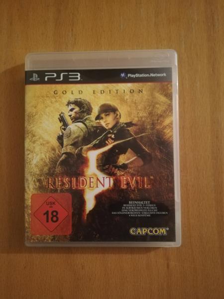 Playstation 3 Resident Evil 5 Gold Edition BLES00816 Capcom ohne Playstation Move Kompatibel Logo USK ab 18