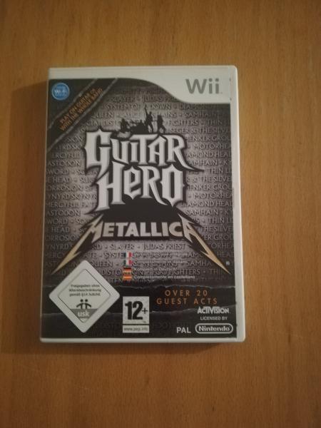 Wii Guitar Hero Metallica Nintendo