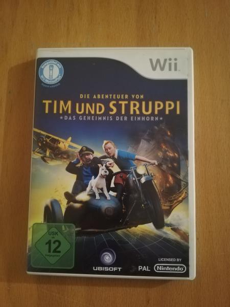 Wii Die Abenteuer von Tim und Struppi-Das Geheimnis der Einhorn Nintendo