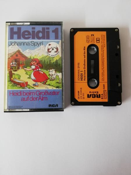 Heidi 1 beim Großvater auf der Alm 4-fach Silber geschraubt Schwarz mit Orangen Aufkleber CK 29809 RCA