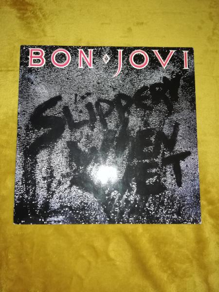 Bon Jovi-Slippery when wet 1986 Mercury 830264-1 Holländische Pressung NM/VG