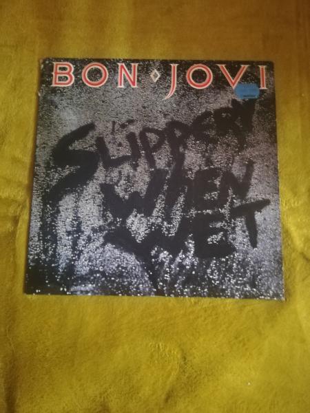 Bon Jovi-Slippery when wet 1986 Mercury 830264-1 Holländische Pressung NM/VG-