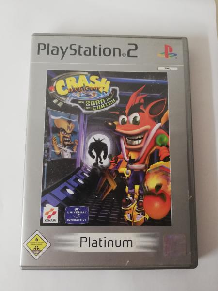 Crash Bandicoot-Der Zorn des Cortex Playstation 2 komplett mit Anleitung  Platinum SLES 50386