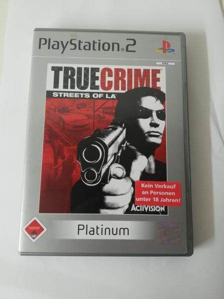 True Crime Streets of LA Platinum Playstation 2 komplett mit Anleitung SLES 51754 USK ab 18