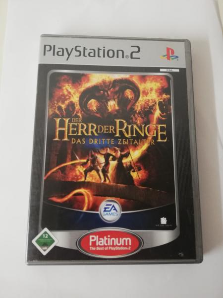 Der Herr der Ringe Das dritte Zeitalter Platinum Playstation 2 komplett mit Anleitung SLES 52803P USK ab 12