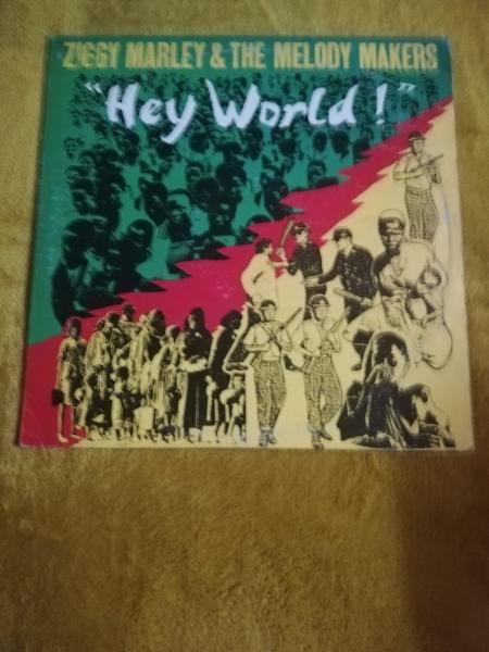 Ziggy Marley & The Melody Makers- Hey World 1986 Rity Marley Music ST-17234 Jamaikanische Pressung NM/VG-