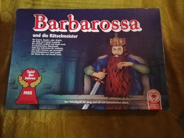 Barbarossa und die Rätselmeister Spiel des Jahres 1988 komplett in guten Zustand ASS