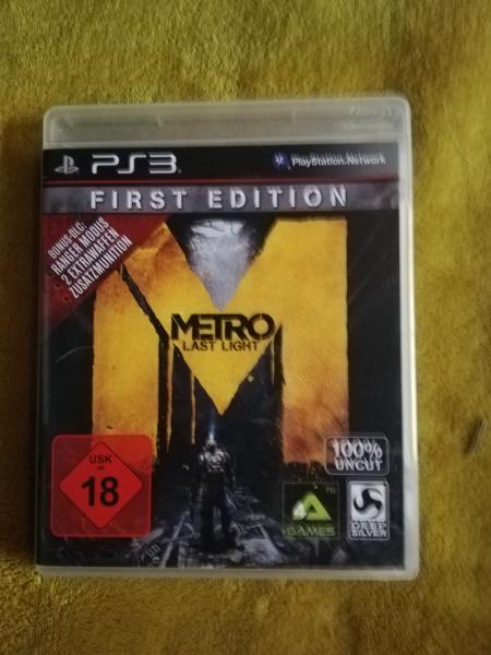 Playstation 3 Metro Last Light BLES 01867 USK ab 18