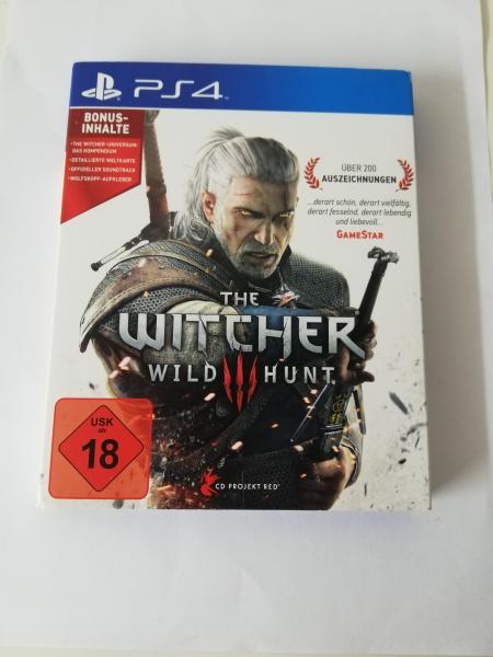 The Witcher 3 : Wild Hunt im Pappschuber Playstation 4 CUSA 01439 USK ab 18