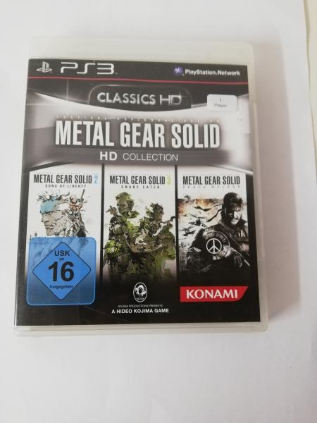 Playstation 3 Metal Gear Solid HD Collection BLES 01419 USK ab 16