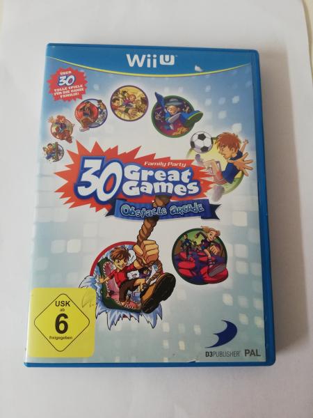 30 Great Games Obstacle Arcade Nintendo Wii U USK ab 6