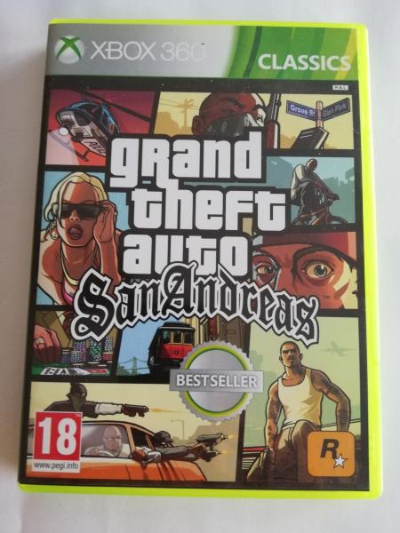 Grand Theft Auto San Andreas ohne Anleitung X-BOX 360 USK ab 18