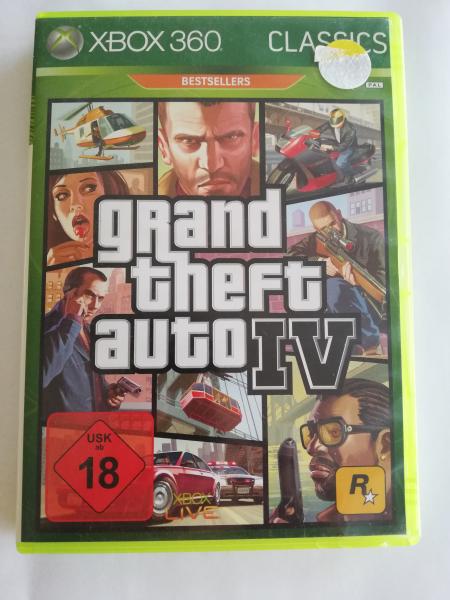 Grand Theft Auto IV X-BOX 360 ohne Anleitung USK ab 18