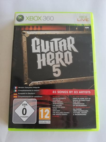 Guitar Hero 5 X-BOX 360 USK ab 0