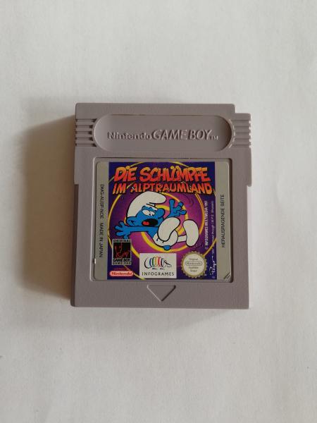 Die Schlümpfe im Alptraumland Gameboy Nintendo