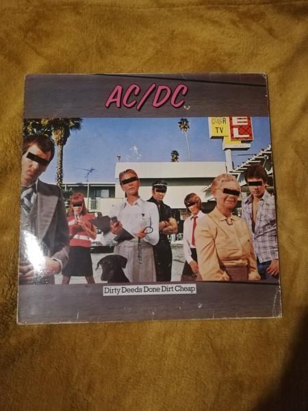 AC/CD Dirty Deeds done dirt cheap 1976 Altantic ATL 50323 Deutsche Pressung VG+/VG